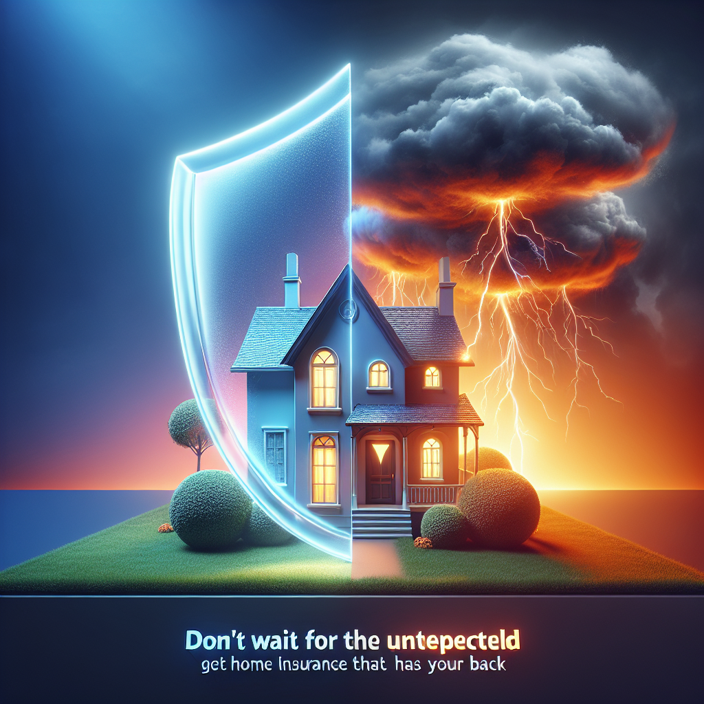 dont wait for the unexpected get home insurance that has your back 2