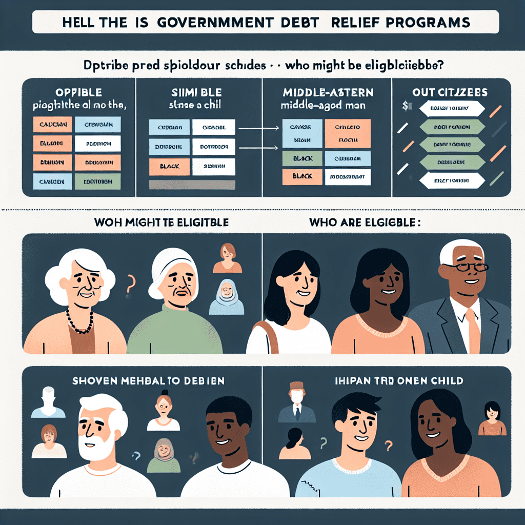 government debt relief programs whats available who qualifies 2