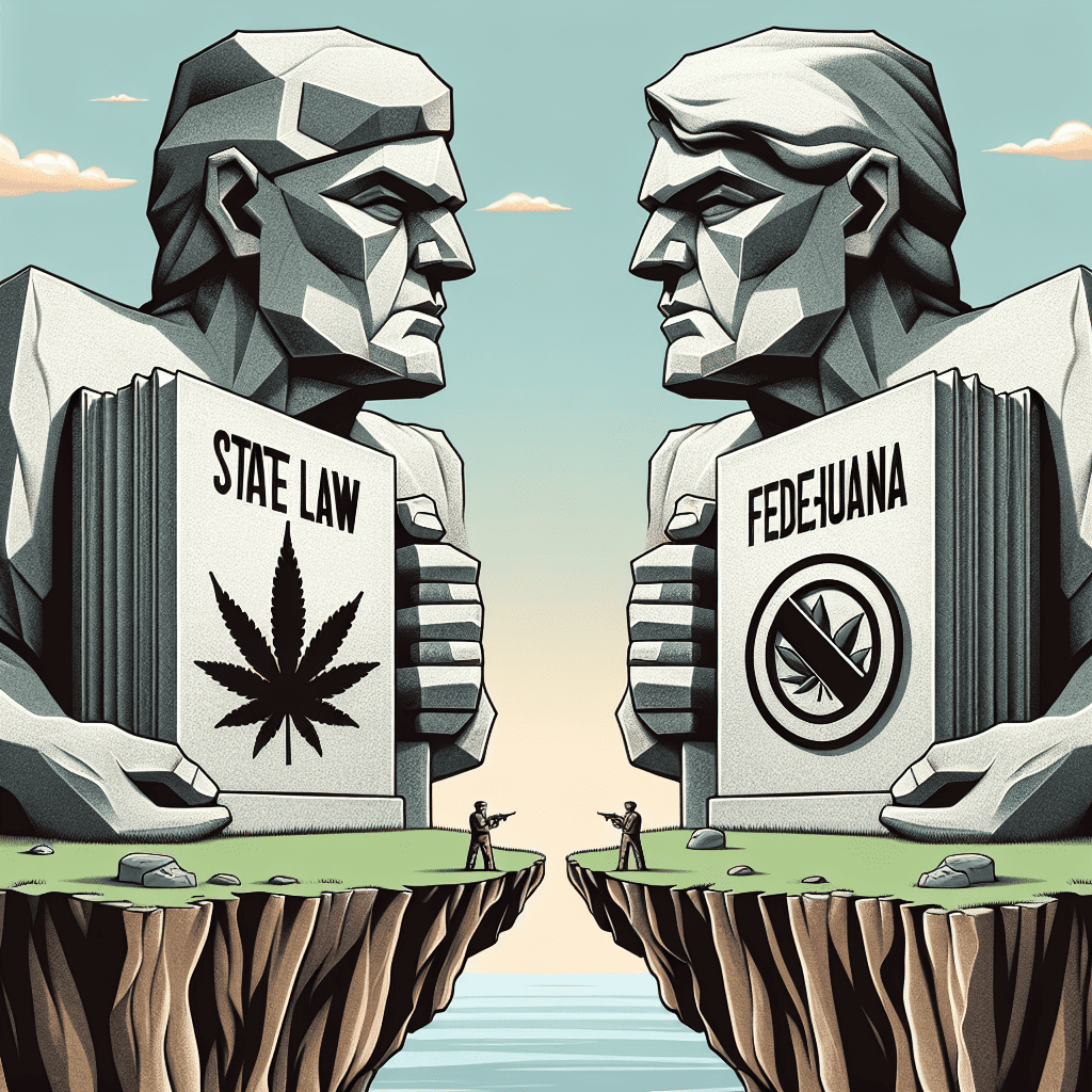 how state vs federal laws clash over issues like marijuana legalization 2