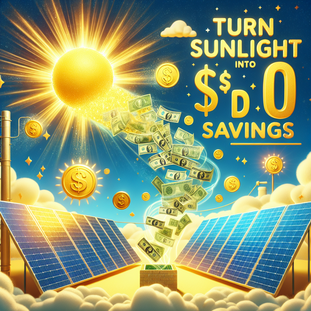 turn sunlight into savings get solar panels with 0 down 2